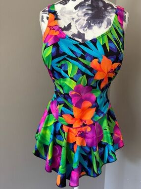 Vintage Maillot Baltex Body I.D. One-Piece Swimsuit